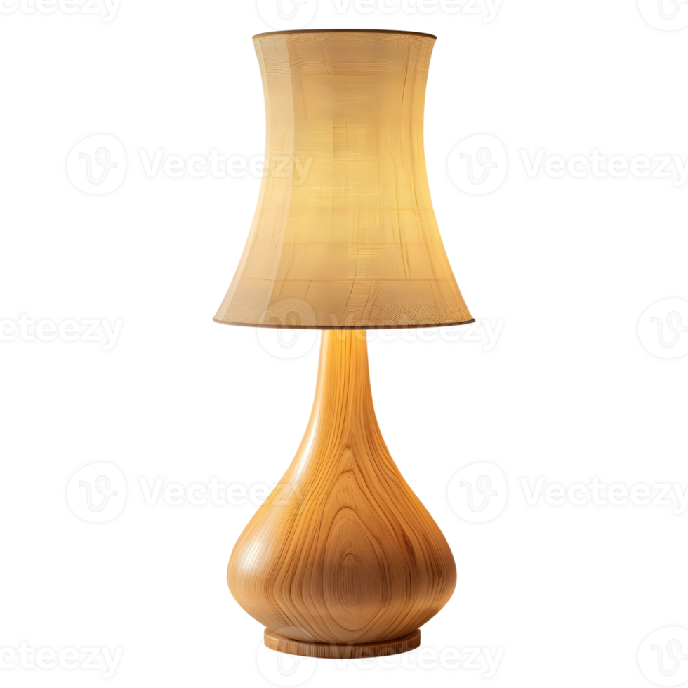 AI generated 3D Rendering of a Table Light Lamp for Bedroom on Transparent Background - Ai Generated png