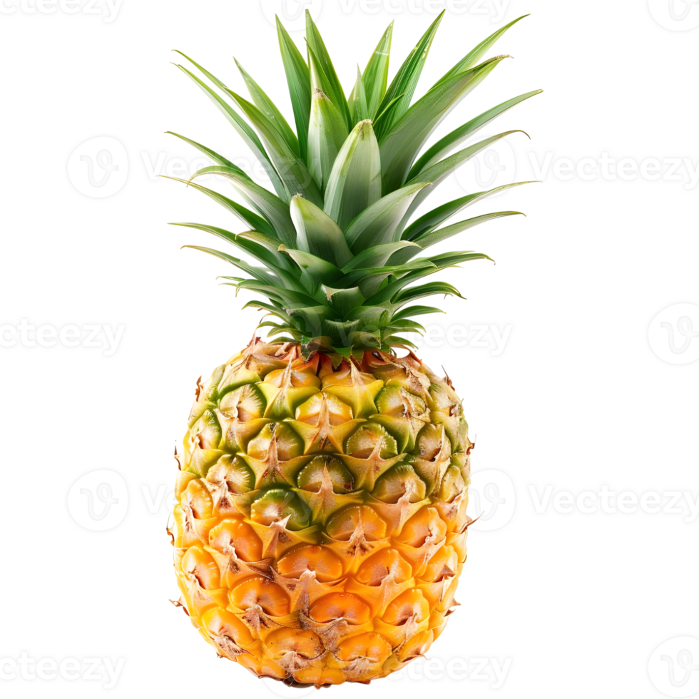 AI generated 3D Rendering of a Pineapple on Transparent Background - Ai Generated png