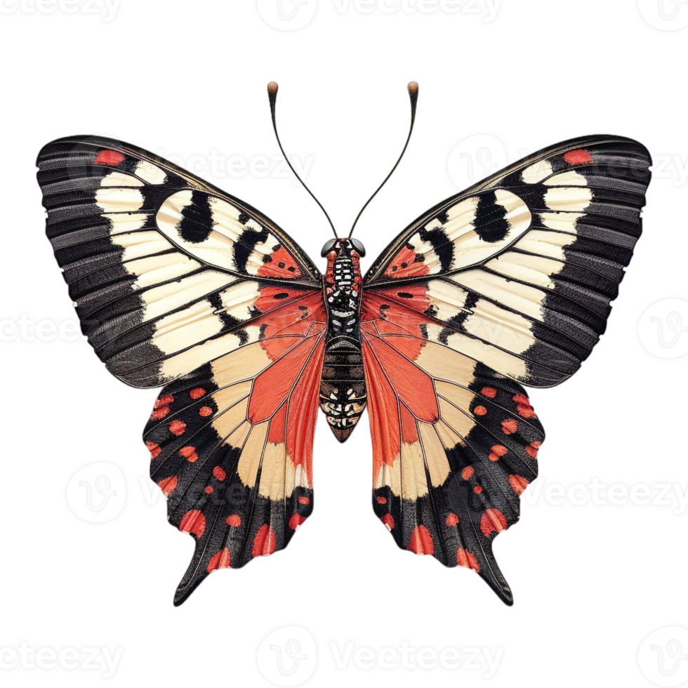 AI generated Sticker of a Butterfly On a Transparent Background - Ai Generated png