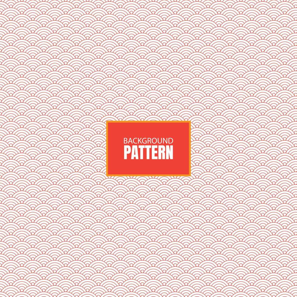 Seamless Circle Red Colored Fabric Pattern vector