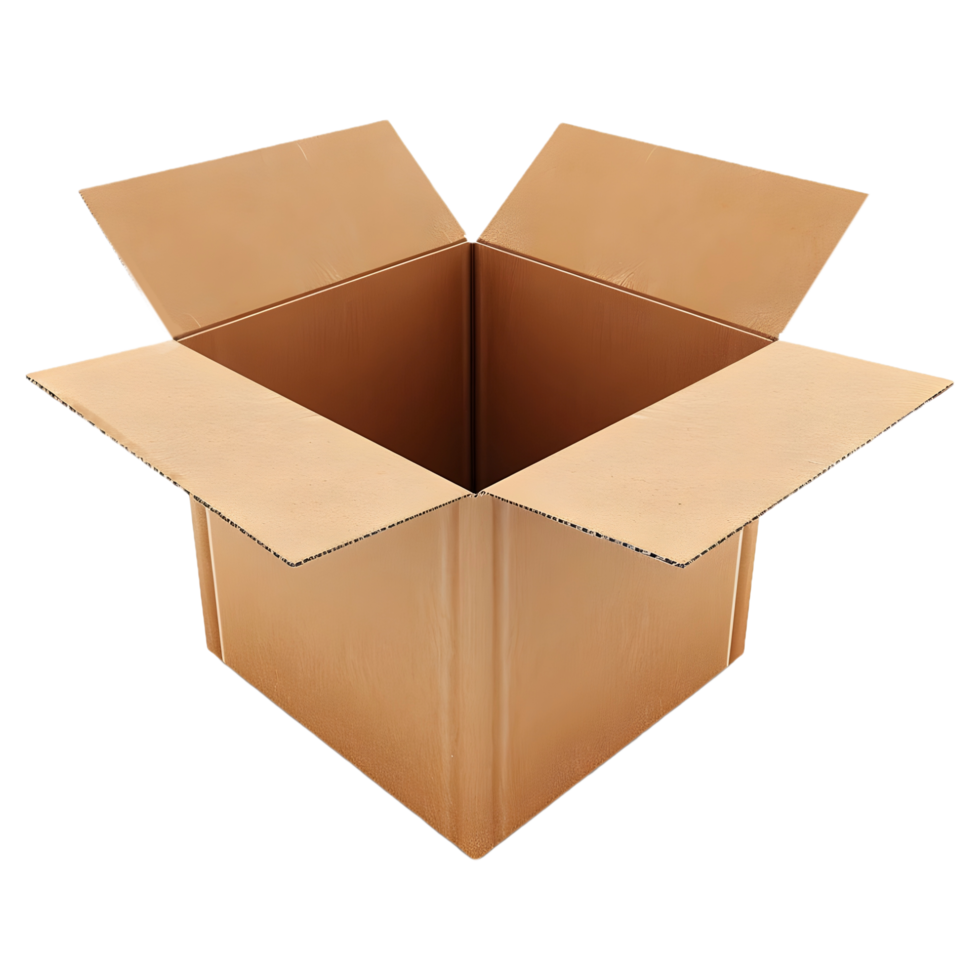 AI generated Empty Box on Transparent background - Ai Generated png