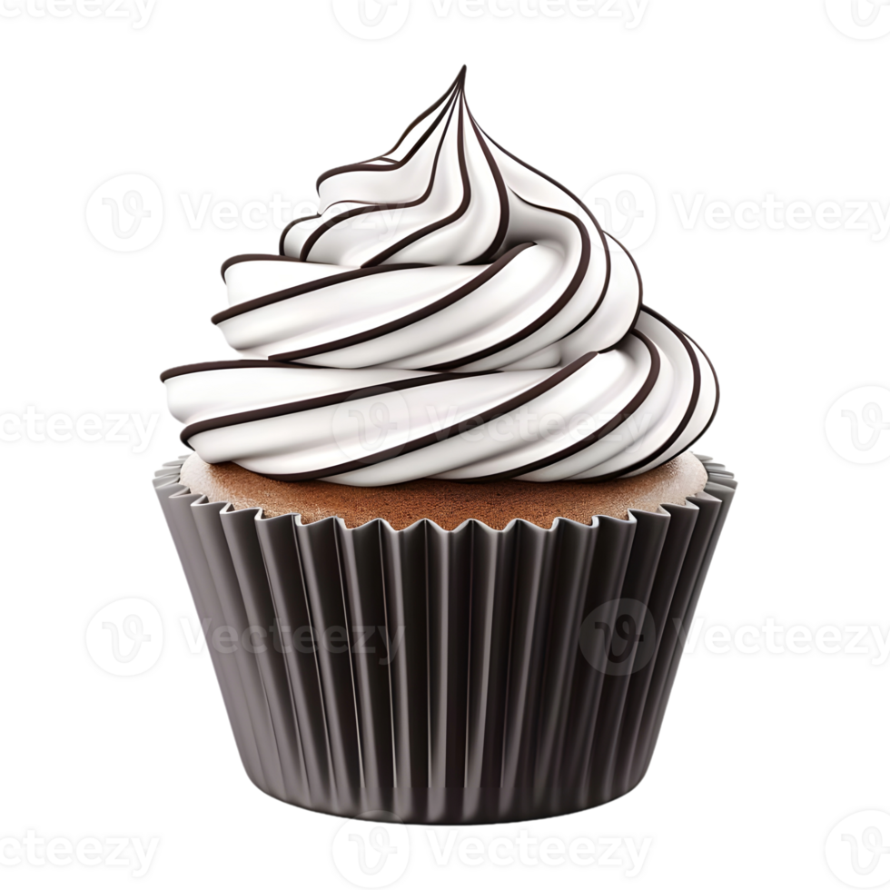 AI generated 3D Rendering of a Colorful Ice Cream Cup on Transparent Background - Ai Generated png