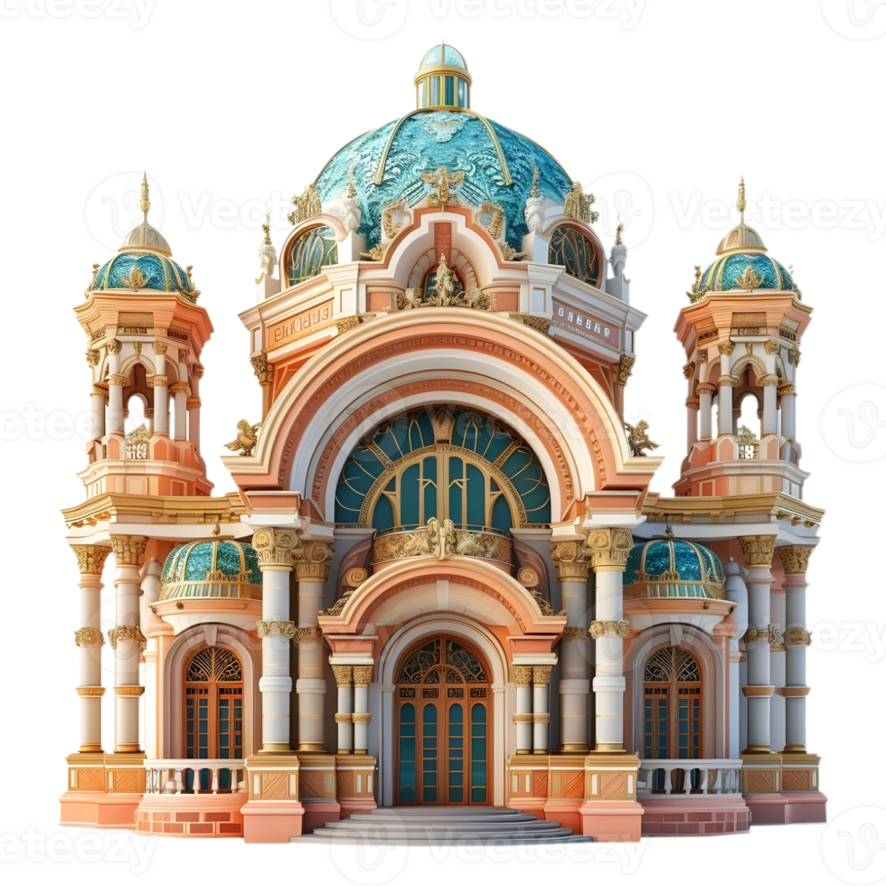 AI generated Residential Building or House Clipart on Transparent background - Ai Generated png