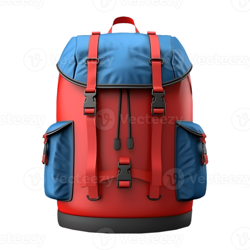 AI generated 3D Rendering of a Traveler Bag on Transparent Background - Ai Generated png