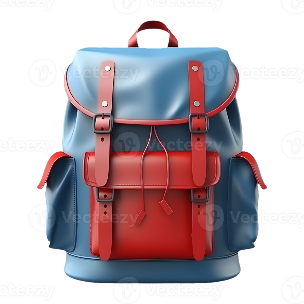 AI generated 3D Rendering of a Traveler Bag on Transparent Background - Ai Generated png