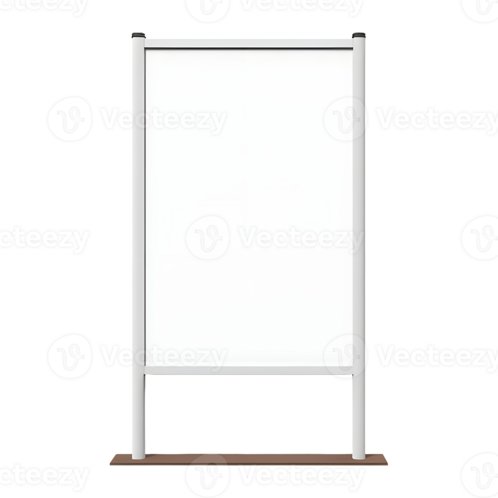 AI generated Sign Board Mockup on Transparent background - Ai Generated png
