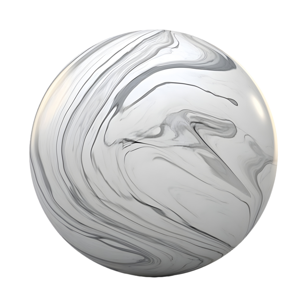 AI generated Marble Stone Round Shape on Transparent background - Ai Generated png