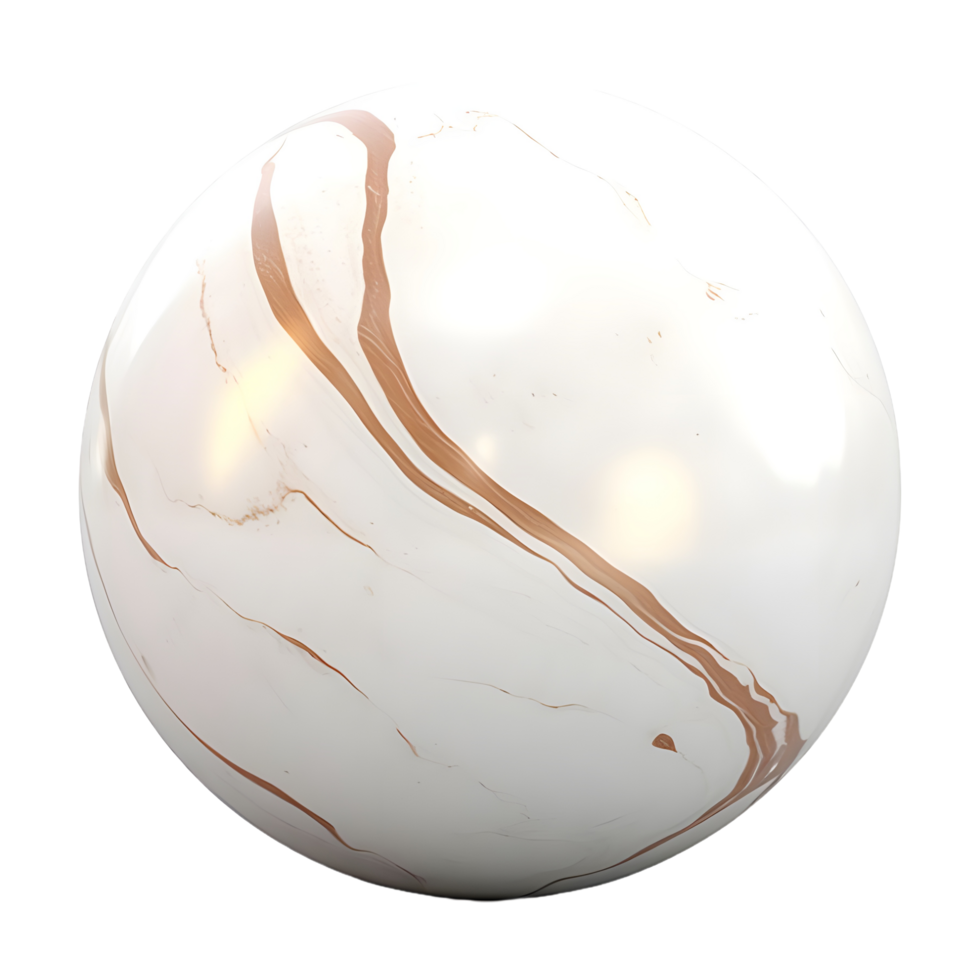 AI generated Marble Stone Round Shape on Transparent background - Ai Generated png
