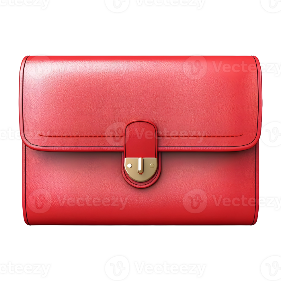 AI generated 3D Rendering of a Woman Purse on Transparent Background - Ai Generated png