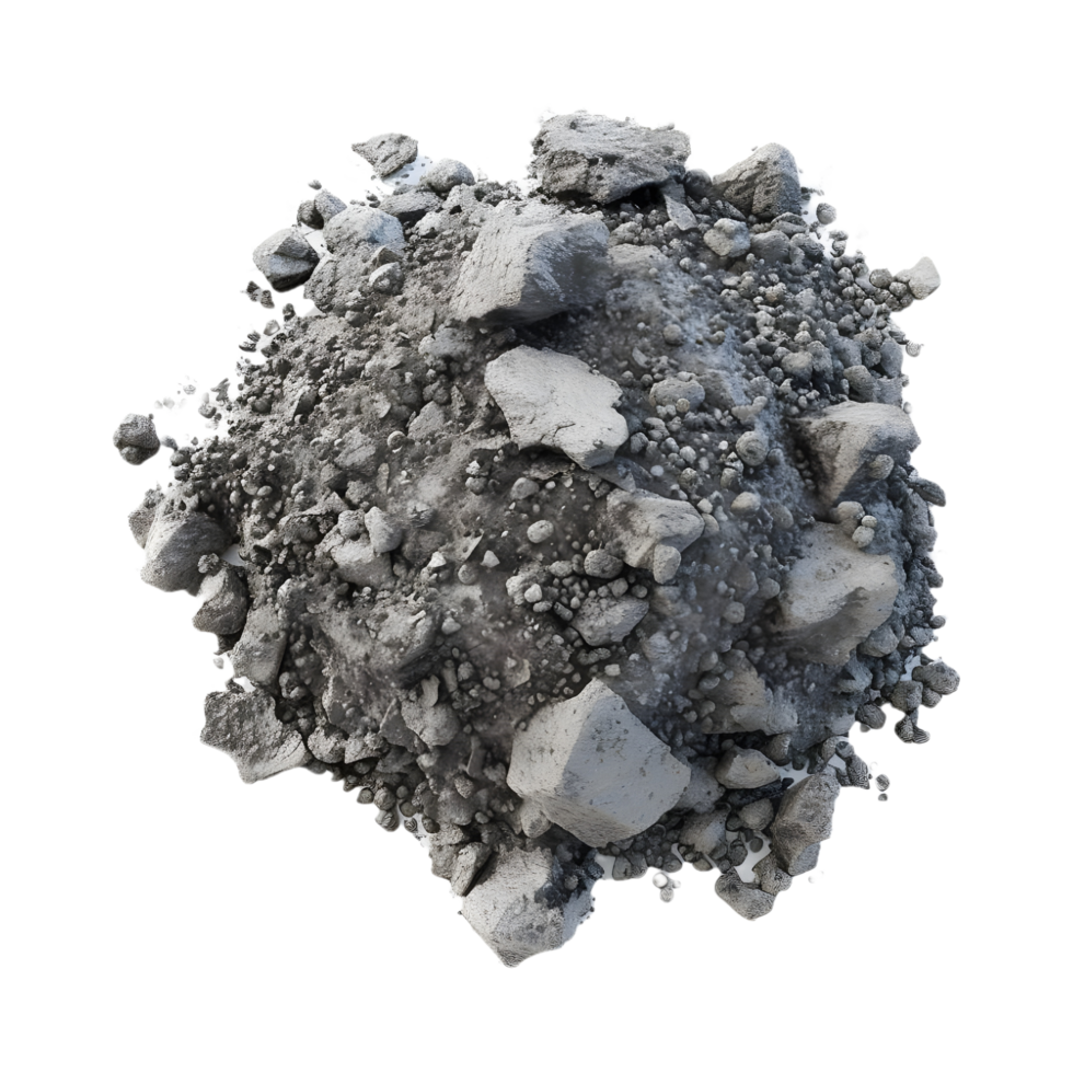 AI generated Black Coal Rust on Transparent background - Ai Generated png