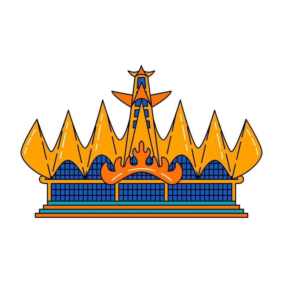 Siger Tower Landmark vector