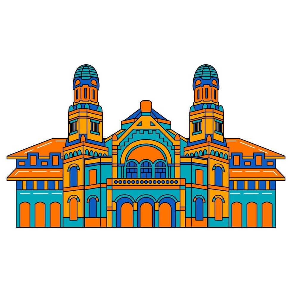 Lawang Sewu Landmark vector