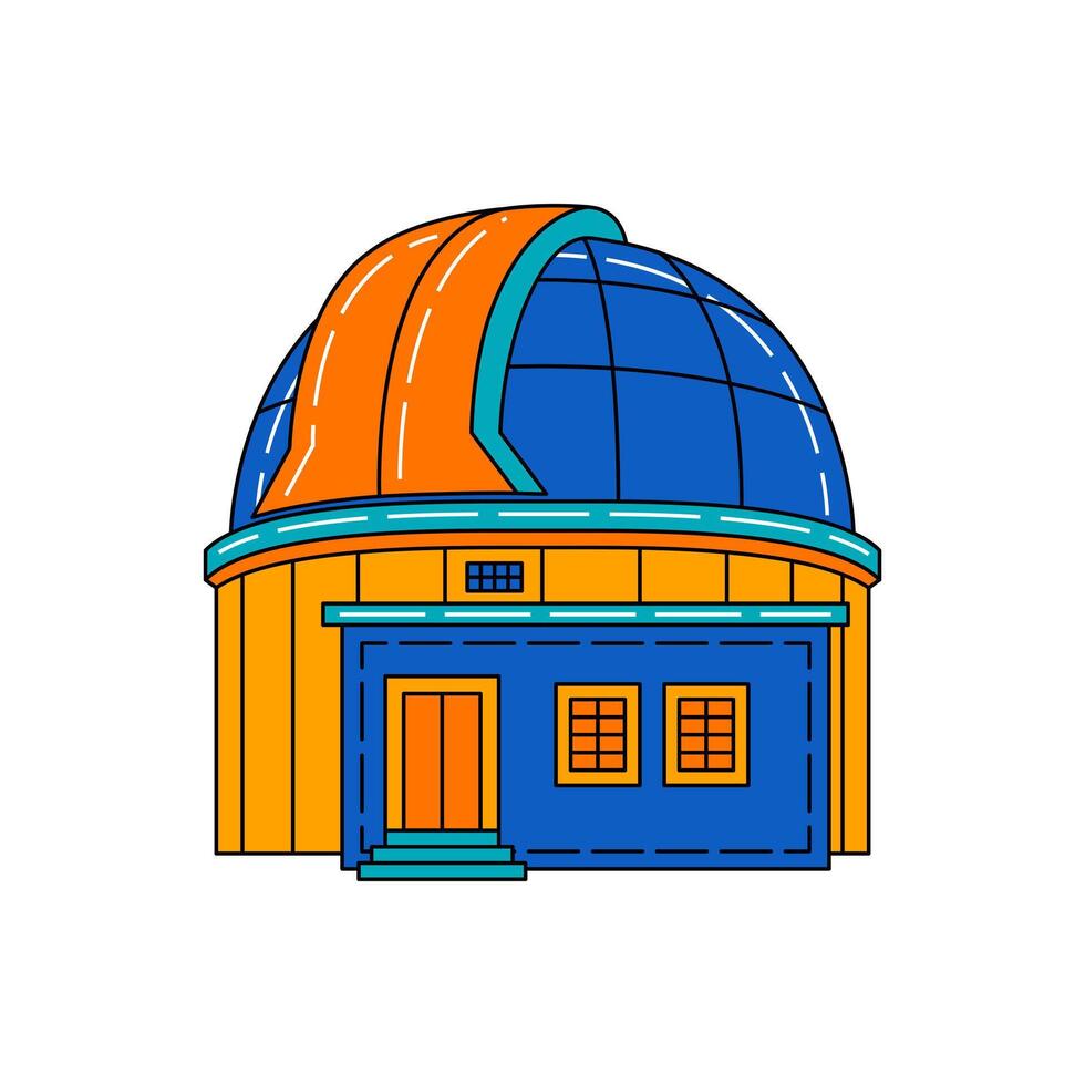 Bosscha Observatory Landmark vector