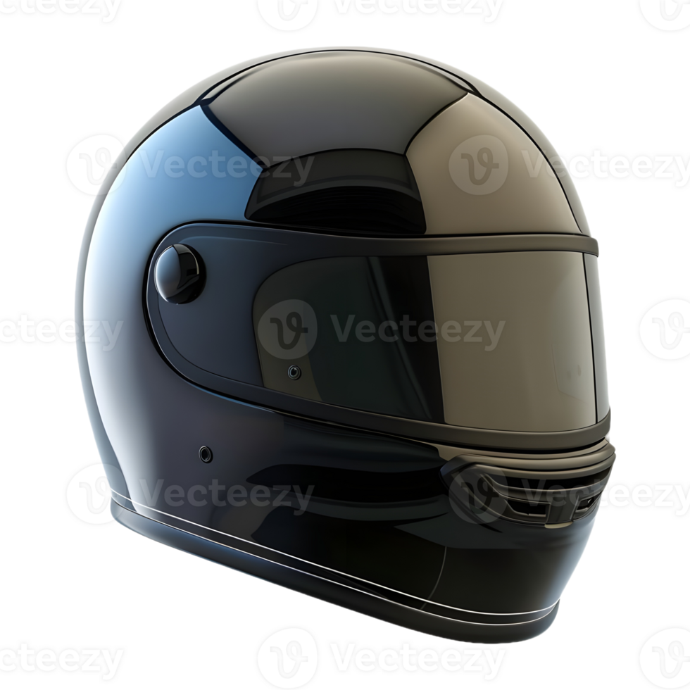 AI generated 3D Rendering of a Bike Safety Helmet on Transparent Background - Ai Generated png
