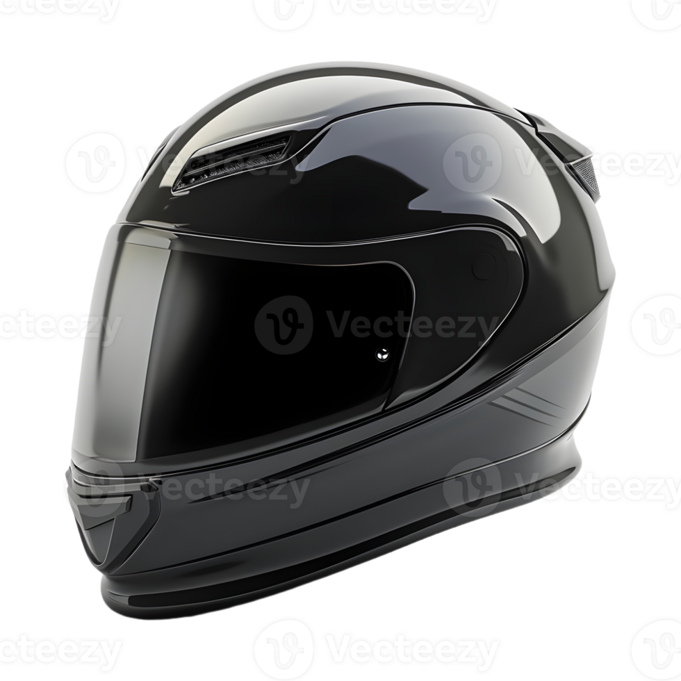 AI generated 3D Rendering of a Bike Safety Helmet on Transparent Background - Ai Generated png