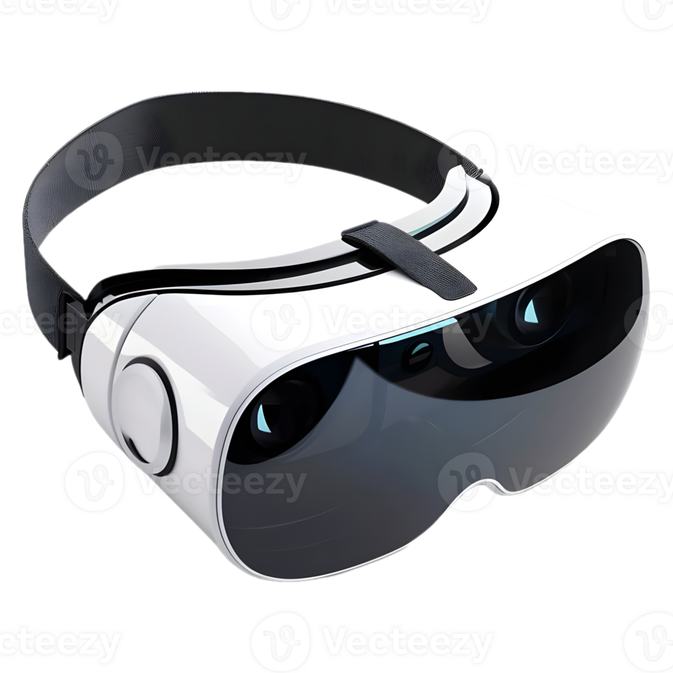 AI generated 3D Rendering of a Metaverse VR Glasses on Transparent Background - Ai Generated png