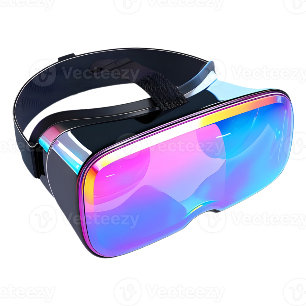 AI generated 3D Rendering of a Metaverse VR Glasses on Transparent Background - Ai Generated png