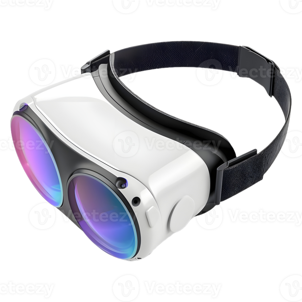 AI generated 3D Rendering of a Metaverse VR Glasses on Transparent Background - Ai Generated png