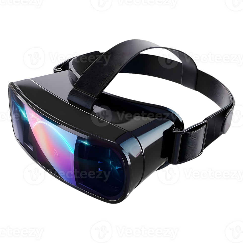 AI generated 3D Rendering of a Metaverse VR Glasses on Transparent Background - Ai Generated png