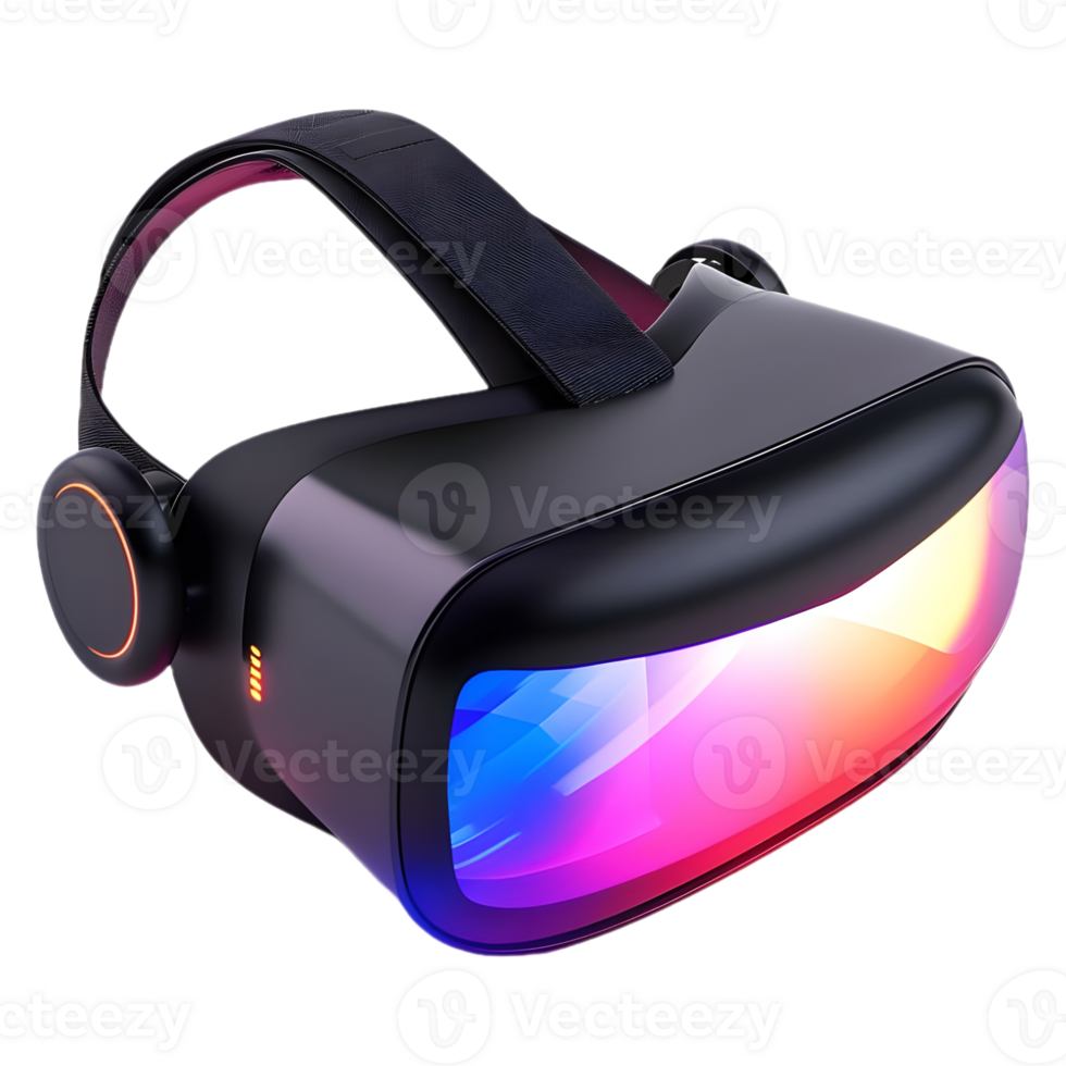 AI generated 3D Rendering of a Metaverse VR Glasses on Transparent Background - Ai Generated png