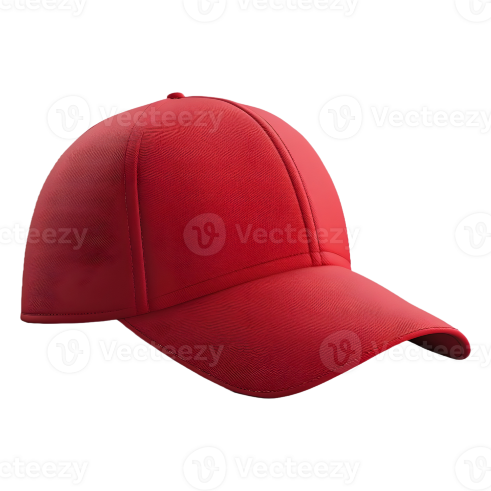 AI generated 3D Rendering of a Colorful Baseball Cap on Transparent Background - Ai Generated png