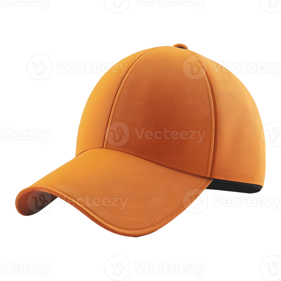 AI generated 3D Rendering of a Colorful Baseball Cap on Transparent Background - Ai Generated png