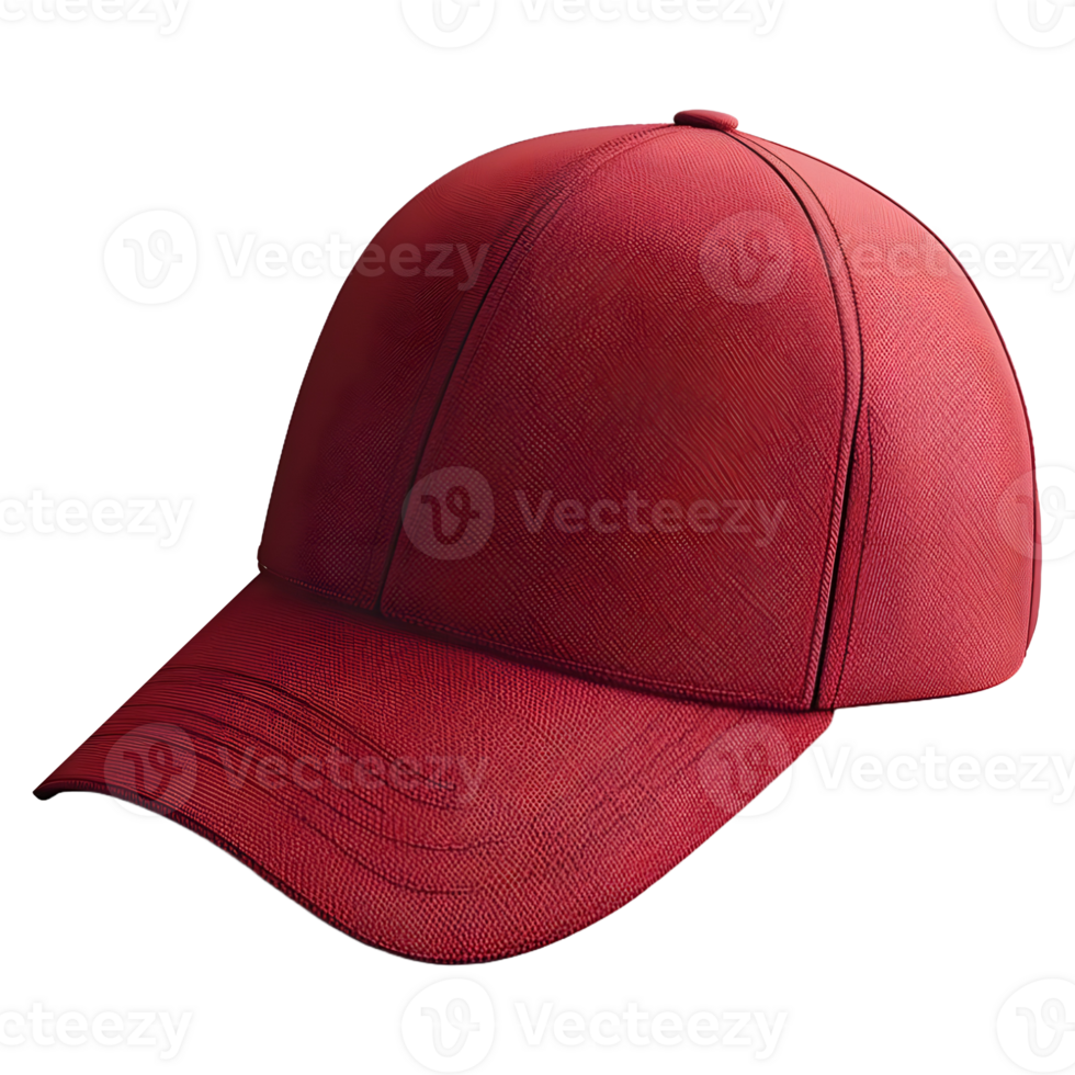 AI generated 3D Rendering of a Colorful Baseball Cap on Transparent Background - Ai Generated png