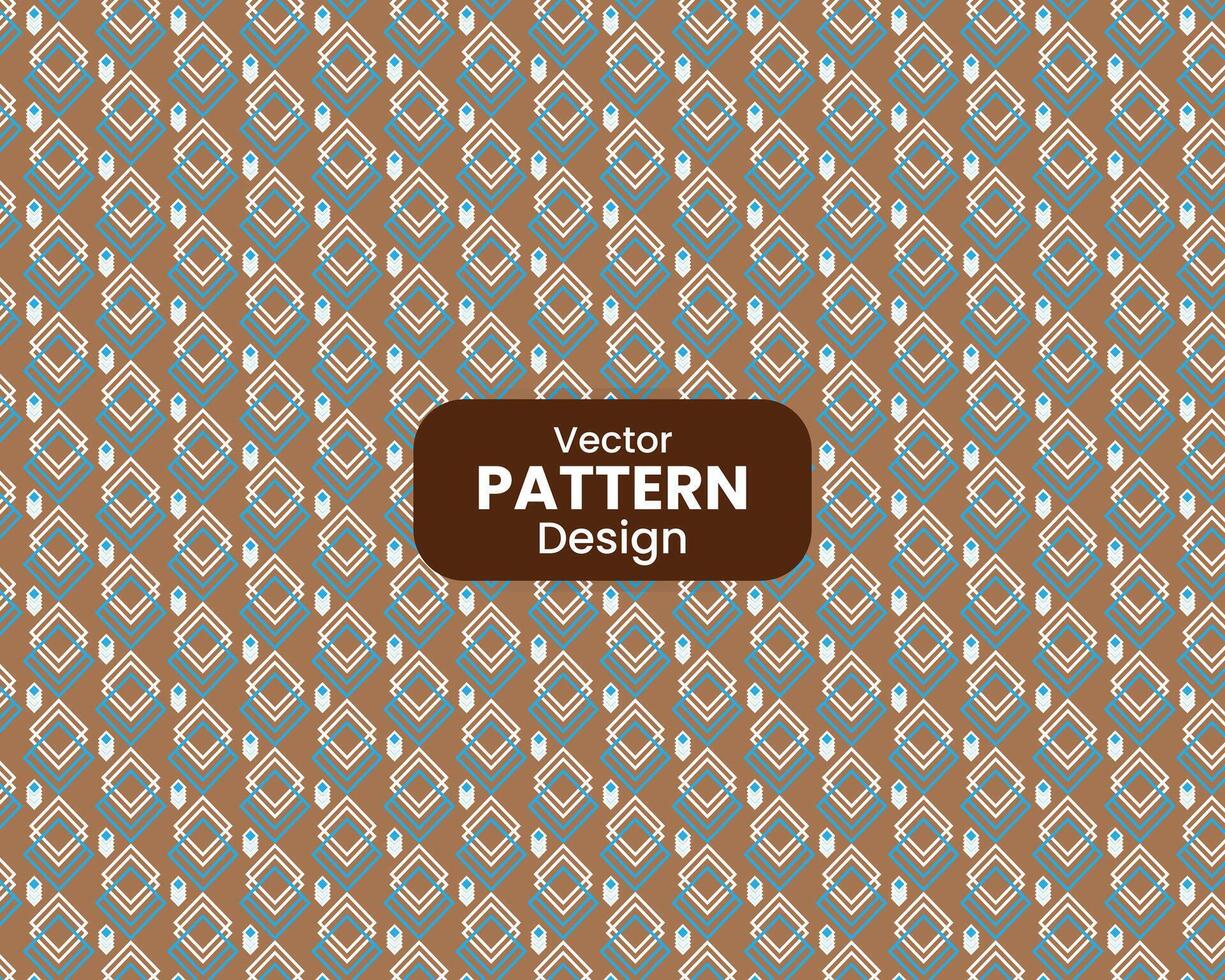 Pattern design for fabric vector