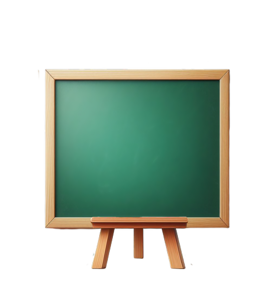 AI generated isolated Greenboard  2d , Ai generated . png
