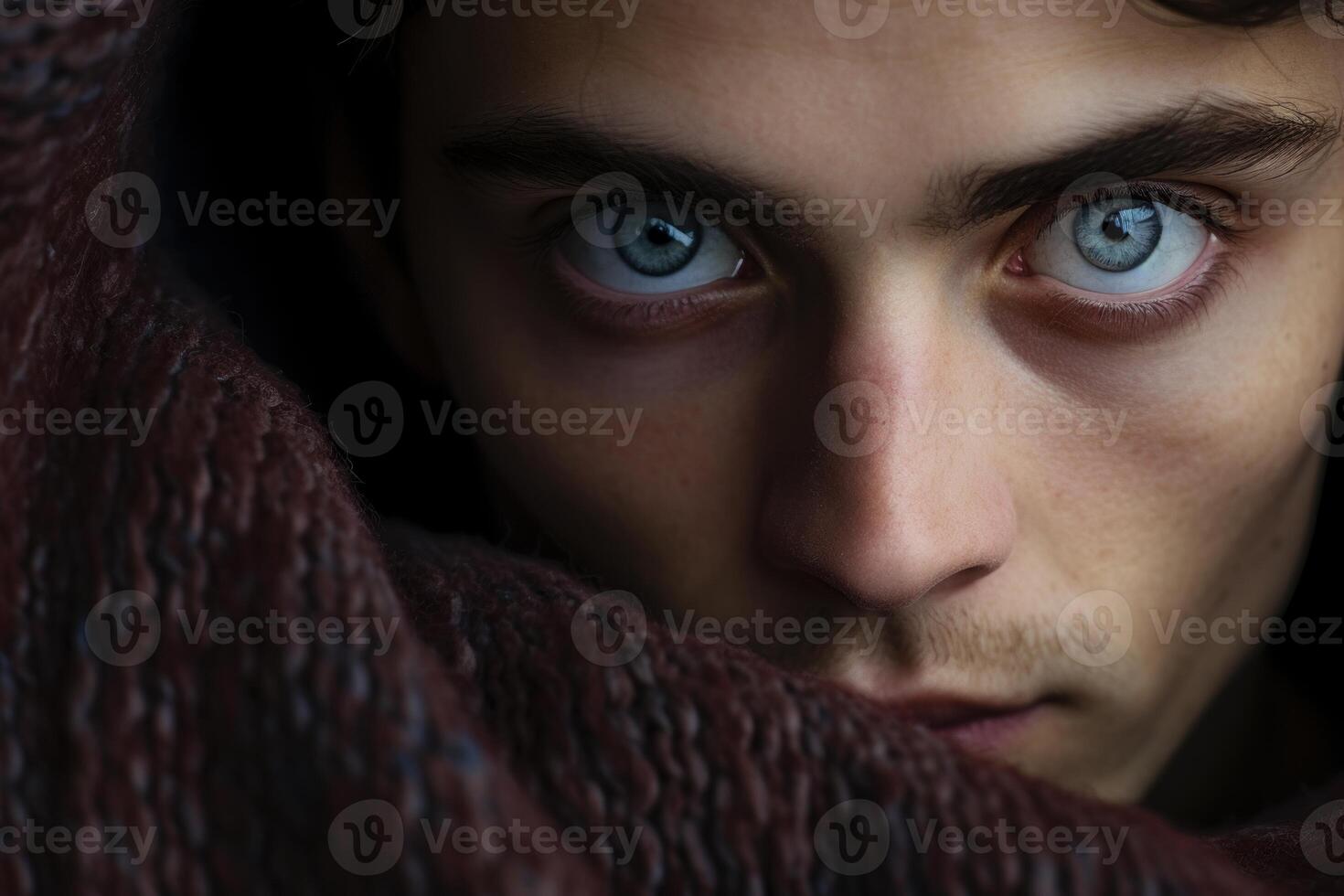 AI generated Photogenic Person looking camera. Generate Ai photo