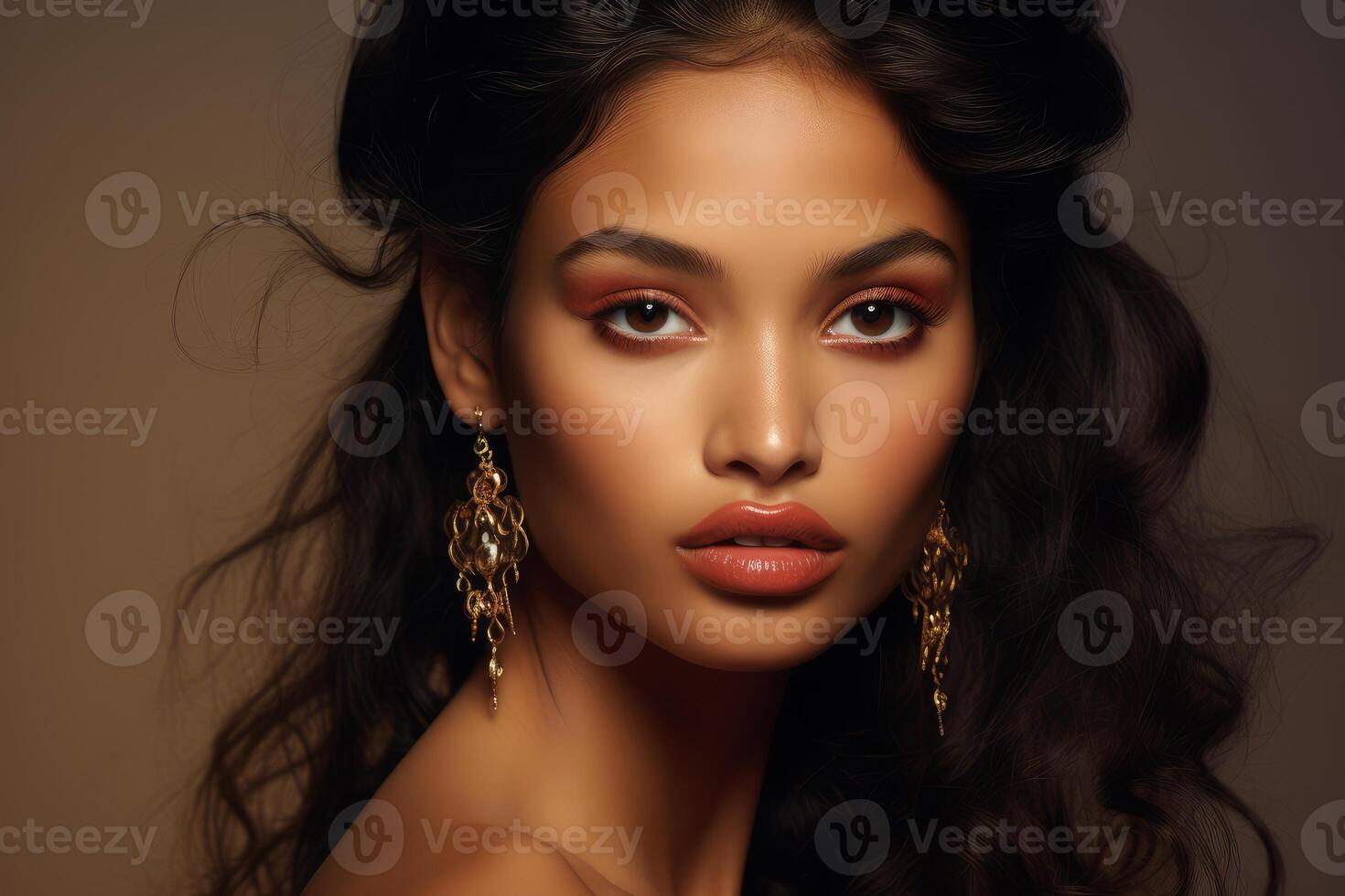 AI generated Stylish Pretty Latin supermodel. Generate ai photo