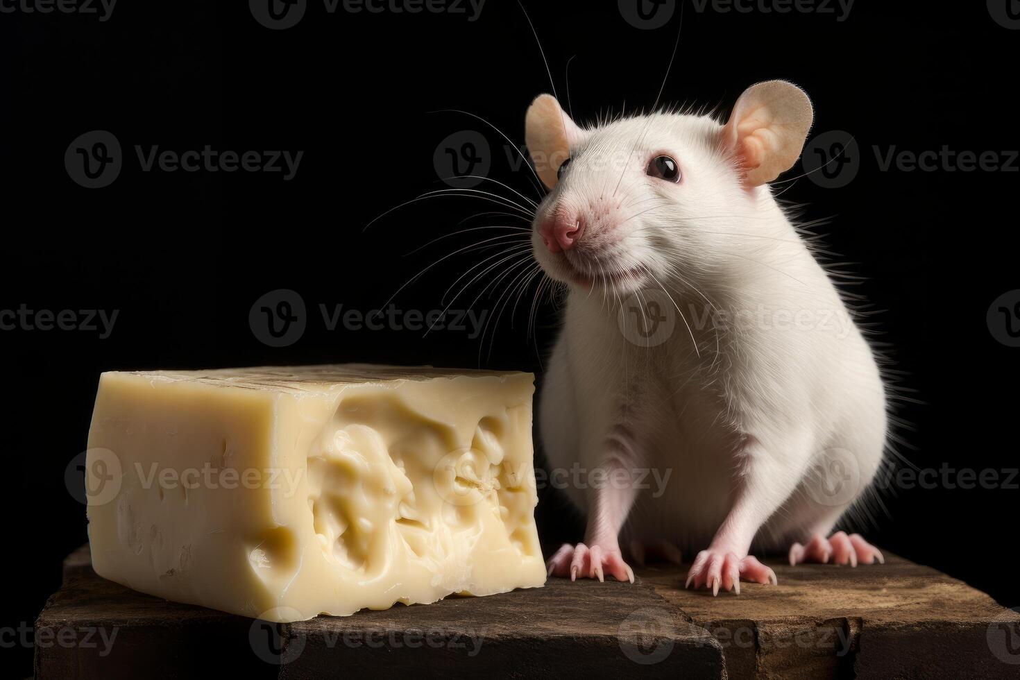 AI generated Textured Rat cheese. Generate Ai photo