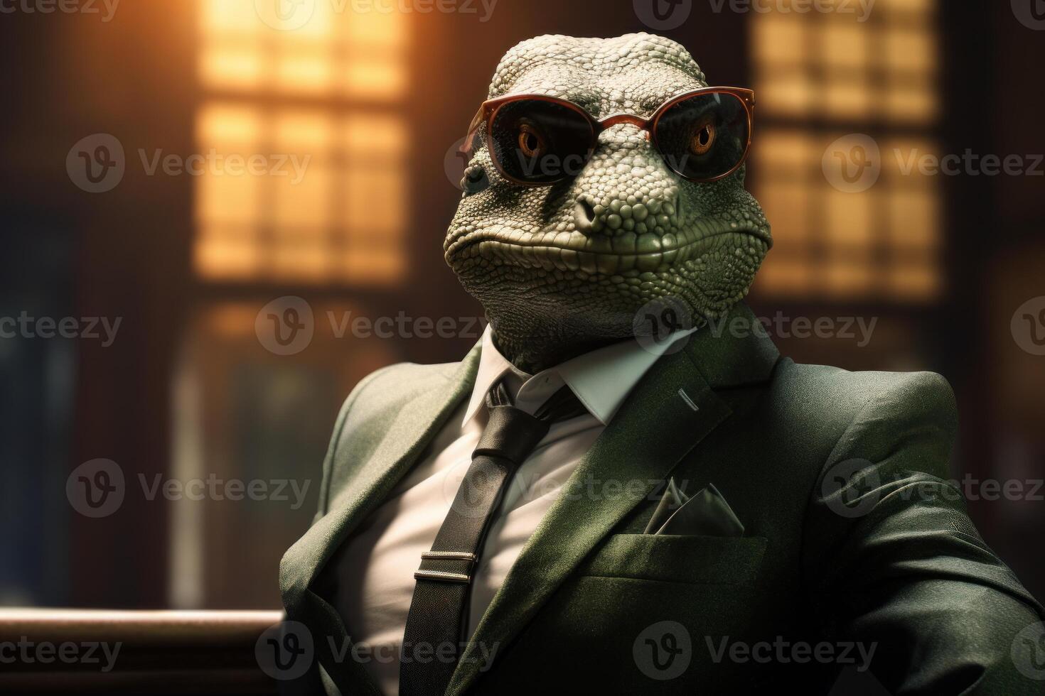 AI generated Dominant Reptilian ruler secret. Generate Ai photo