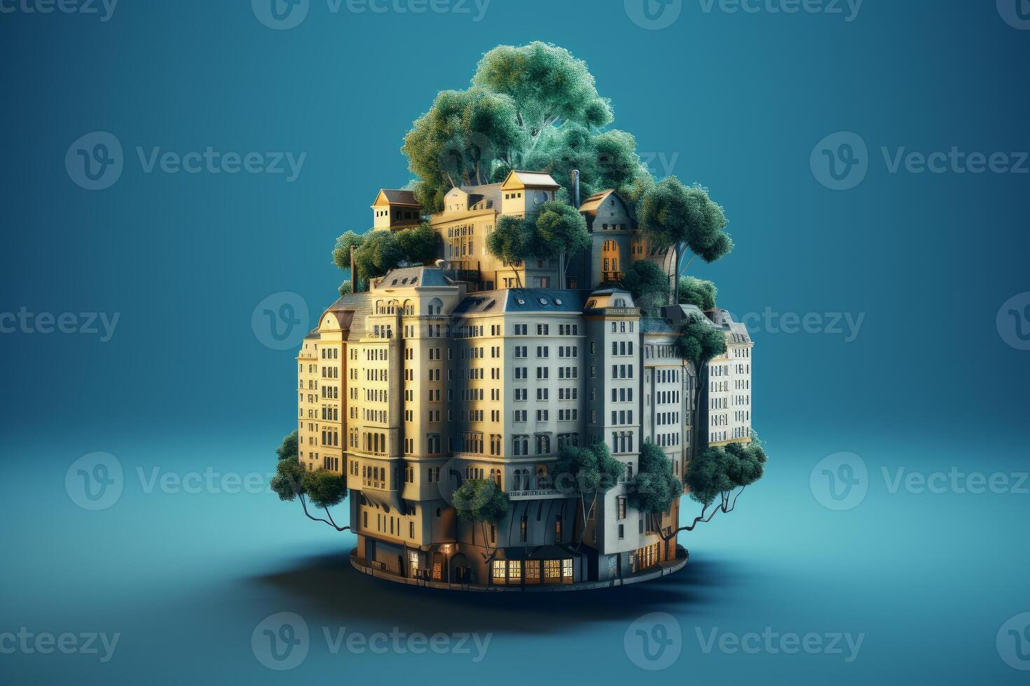 AI generated Complex Real estate finance. Generate Ai photo