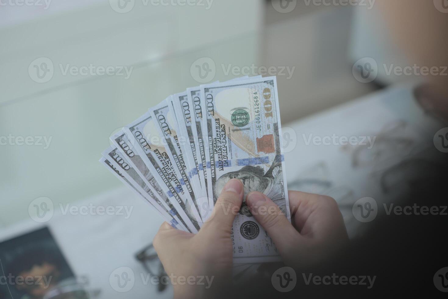 Money dollar bills photo