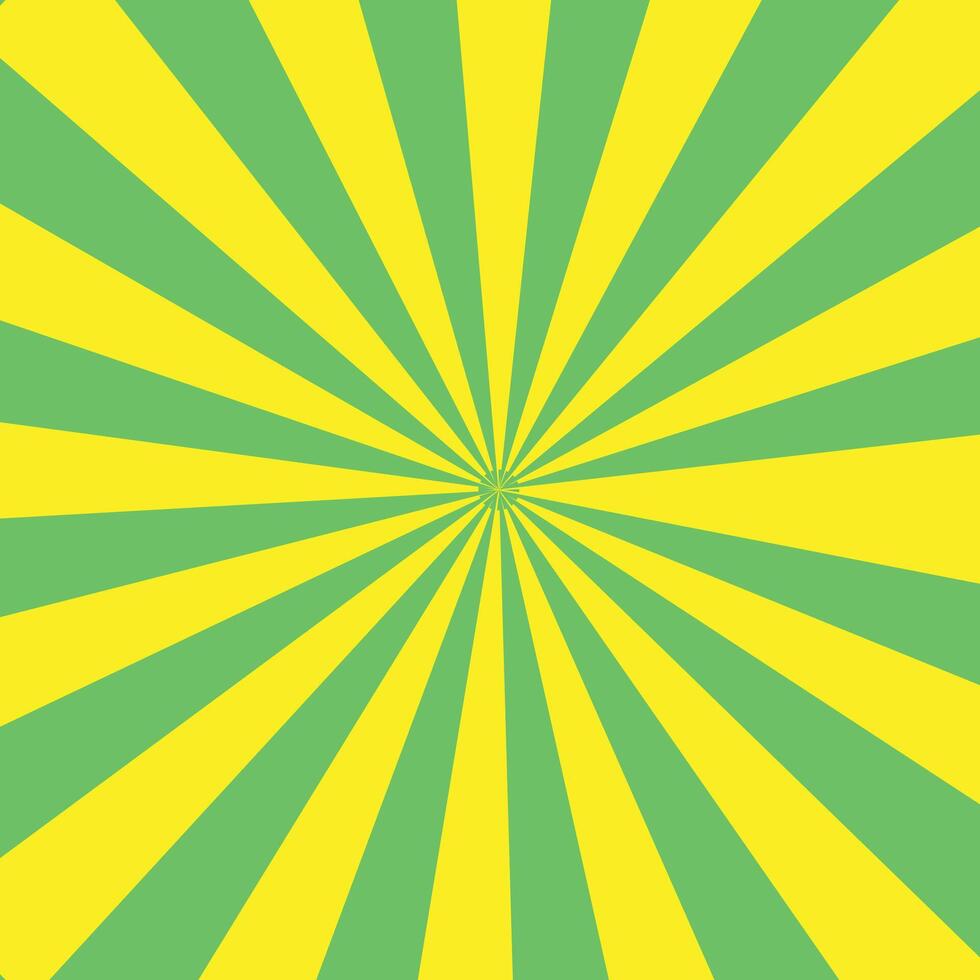 textura antecedentes verde y amarillo ligero rayos de sol resumen vector