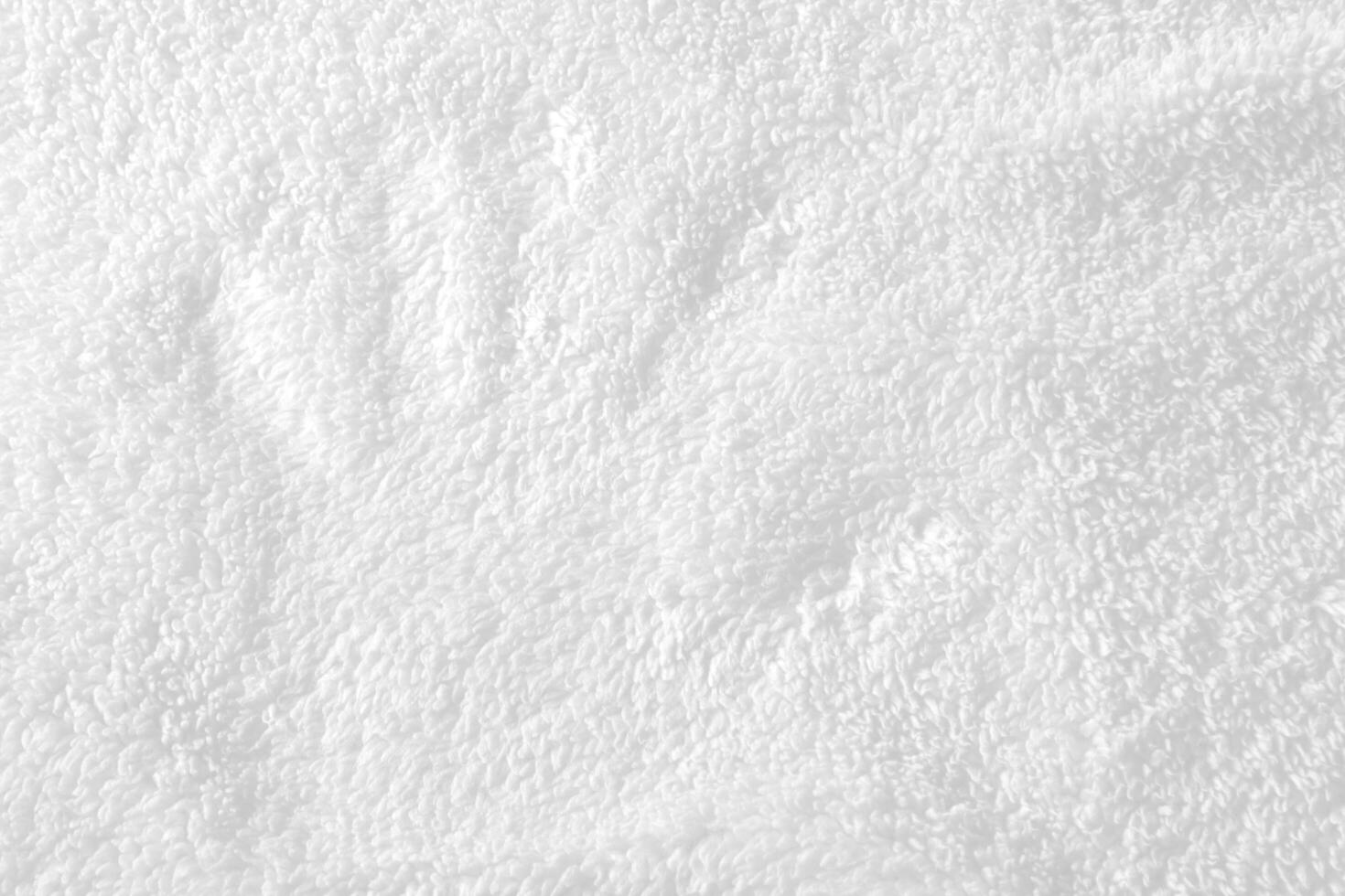 Defocused of abstract white towel background with waves. photo