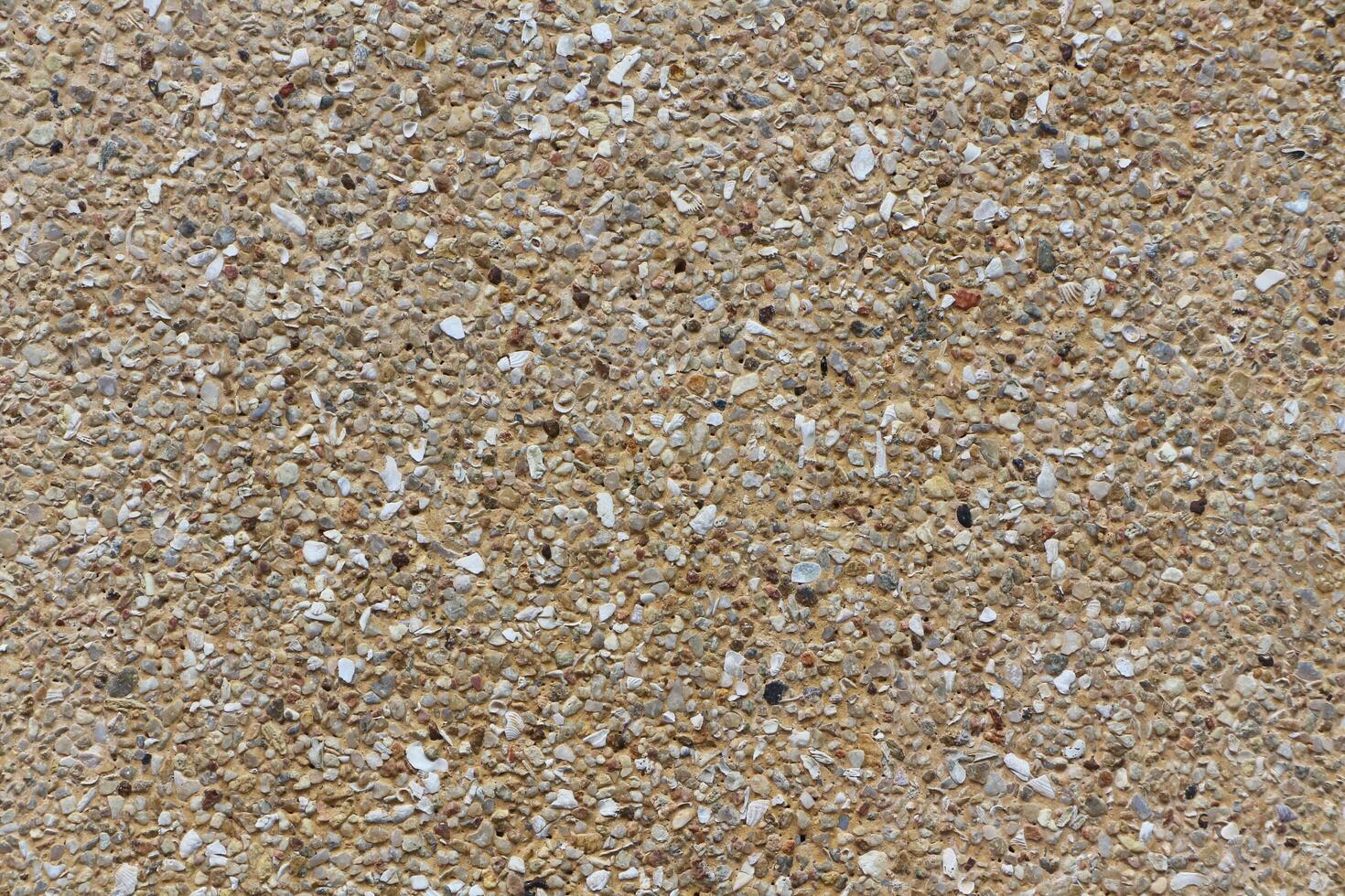 Exposed aggregate finish walls or floor. Background and textures. photo