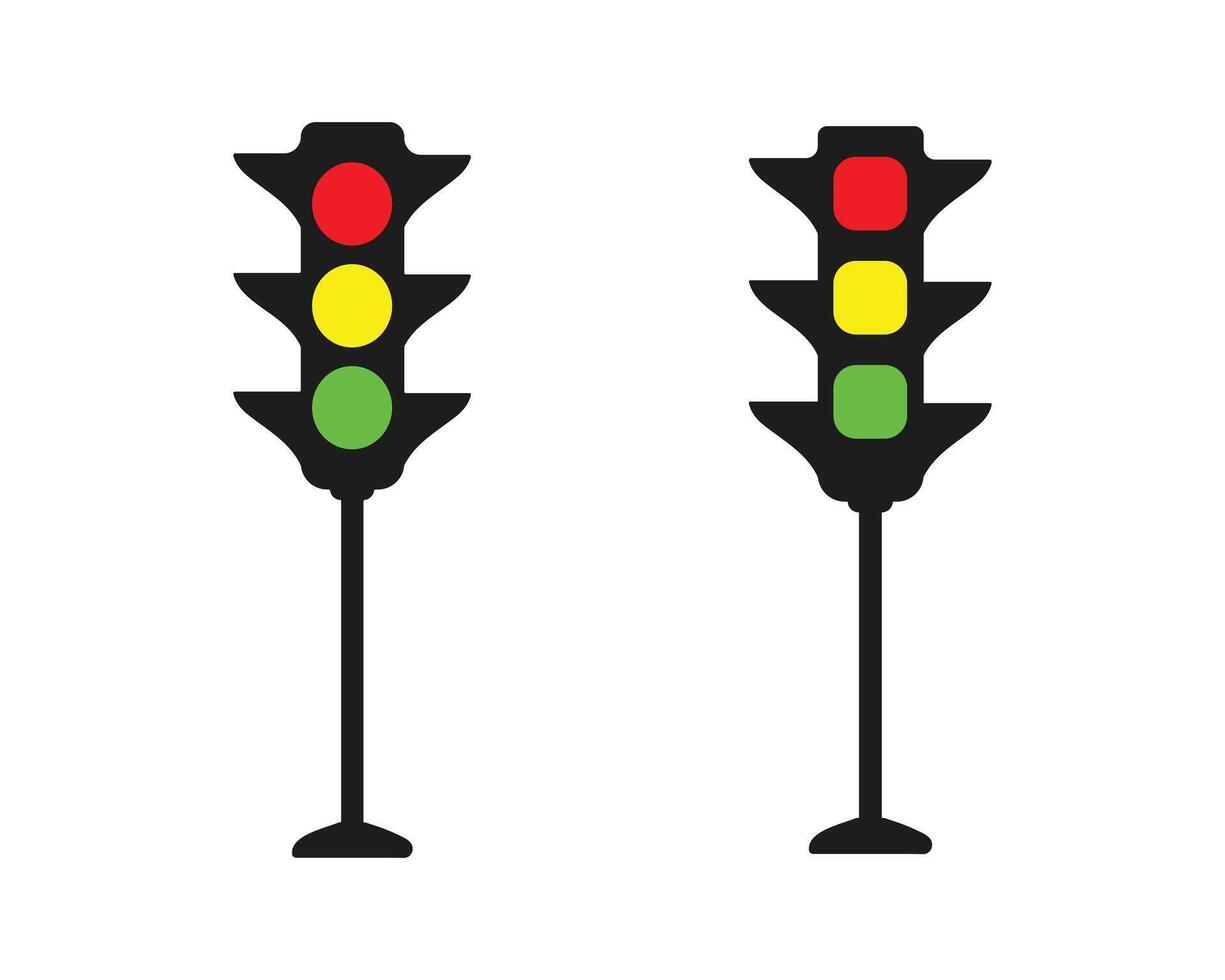 Traffic light vector design