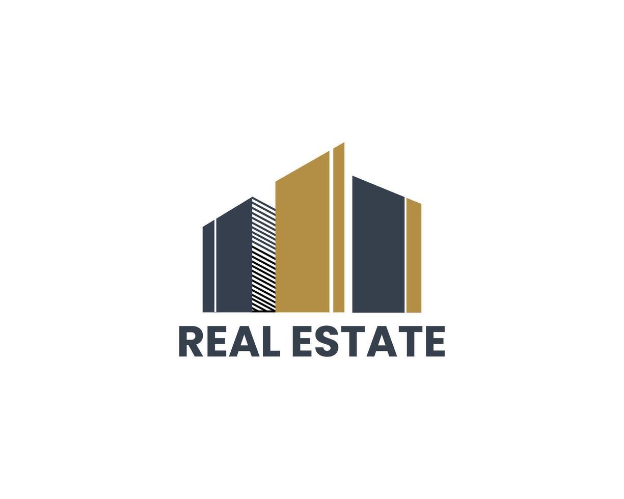 Real estate logo design vector