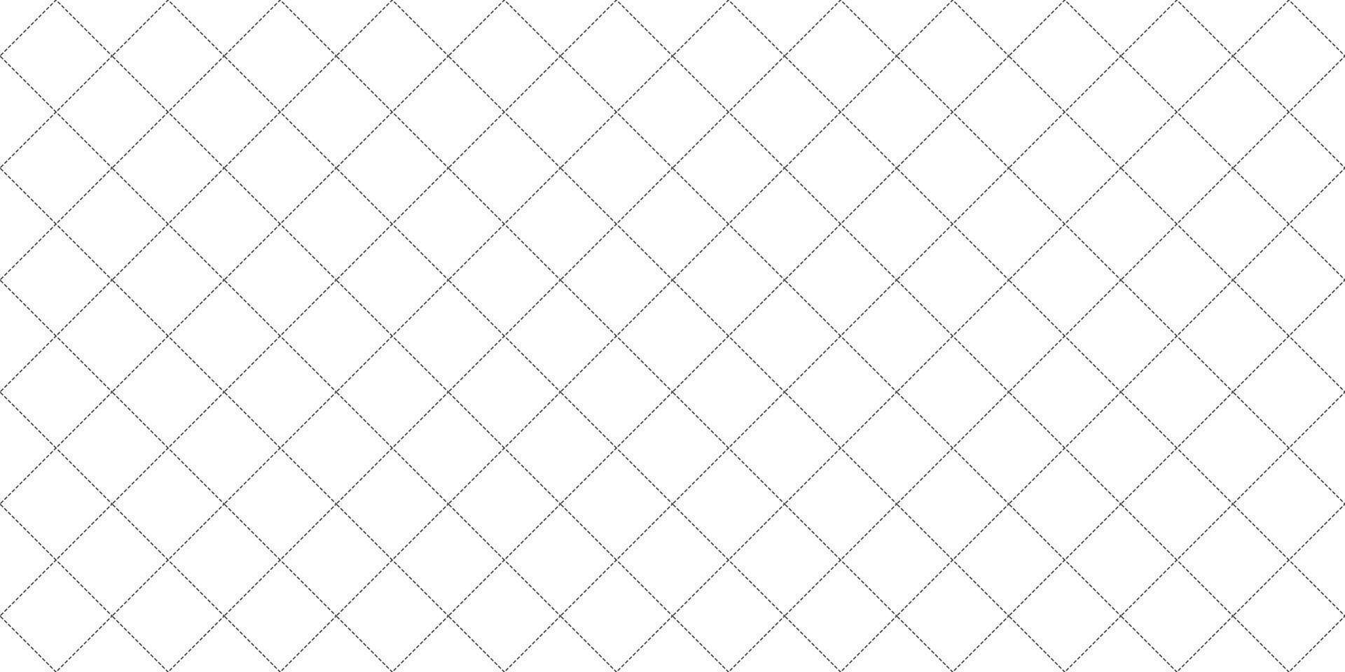 Dashed line slanting square background pattern seamless vector