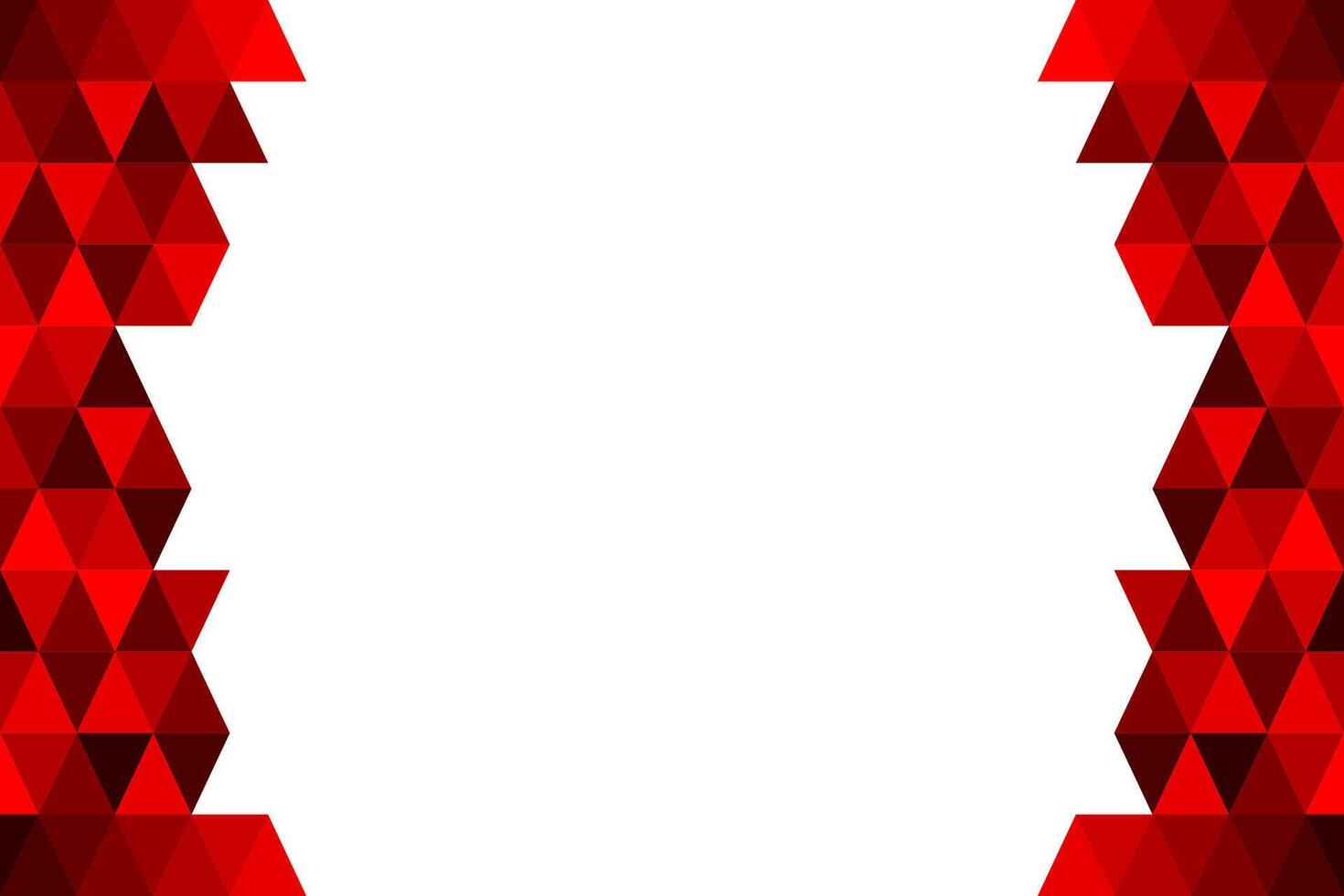 Abstract modern background with red geometric shape. Vector Illustration