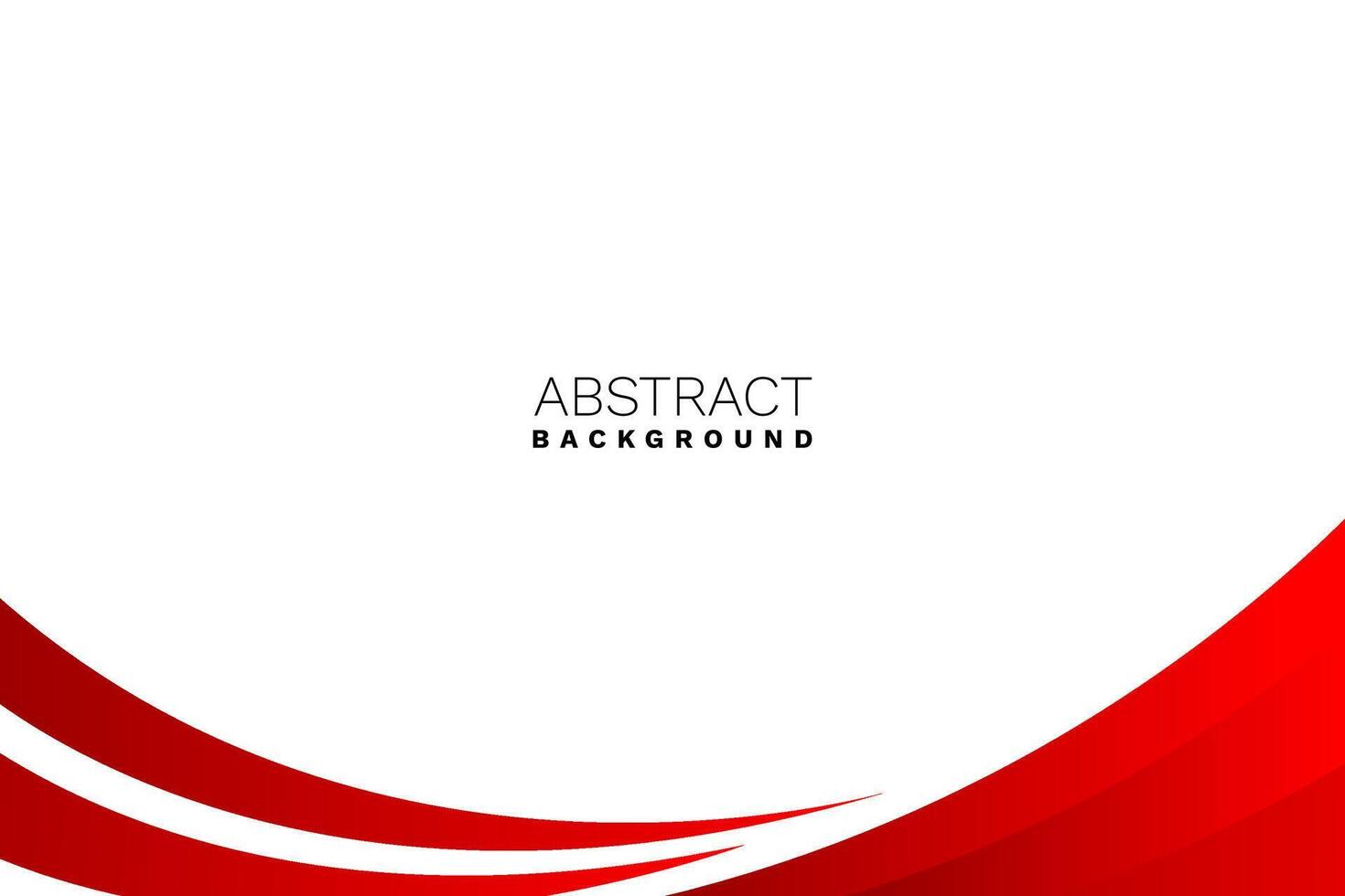 Abstract red wavy business style background. Vector illustration