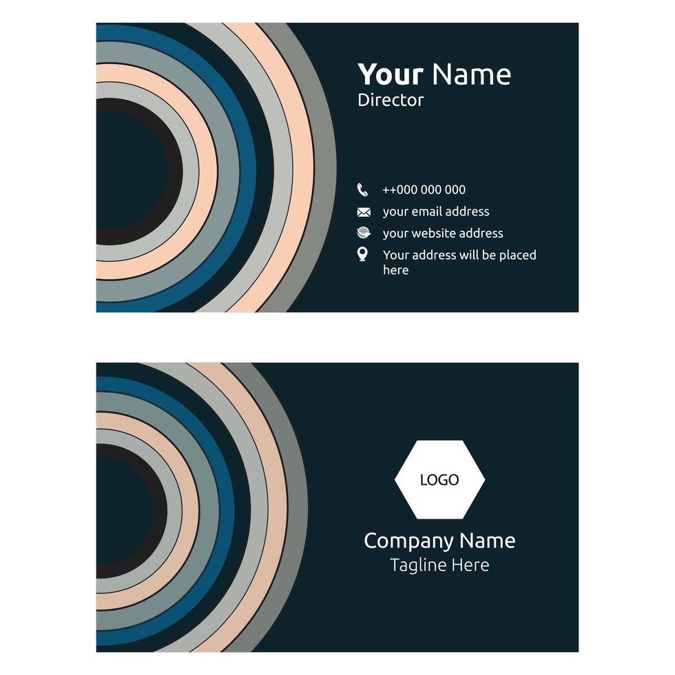 Vector Modern Creative and Clean Business Card Template