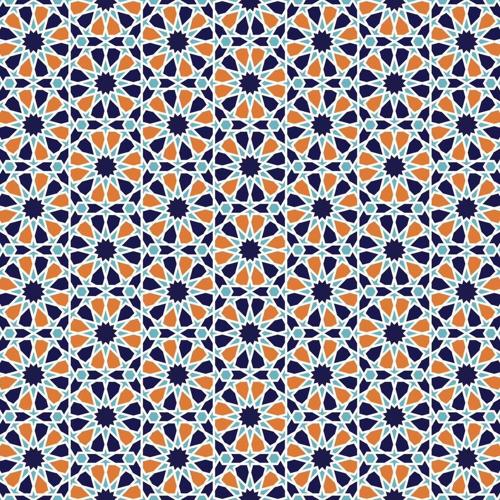 Arabic pattern background. Islamic ornament vector. Traditional Arabian geometry. vector