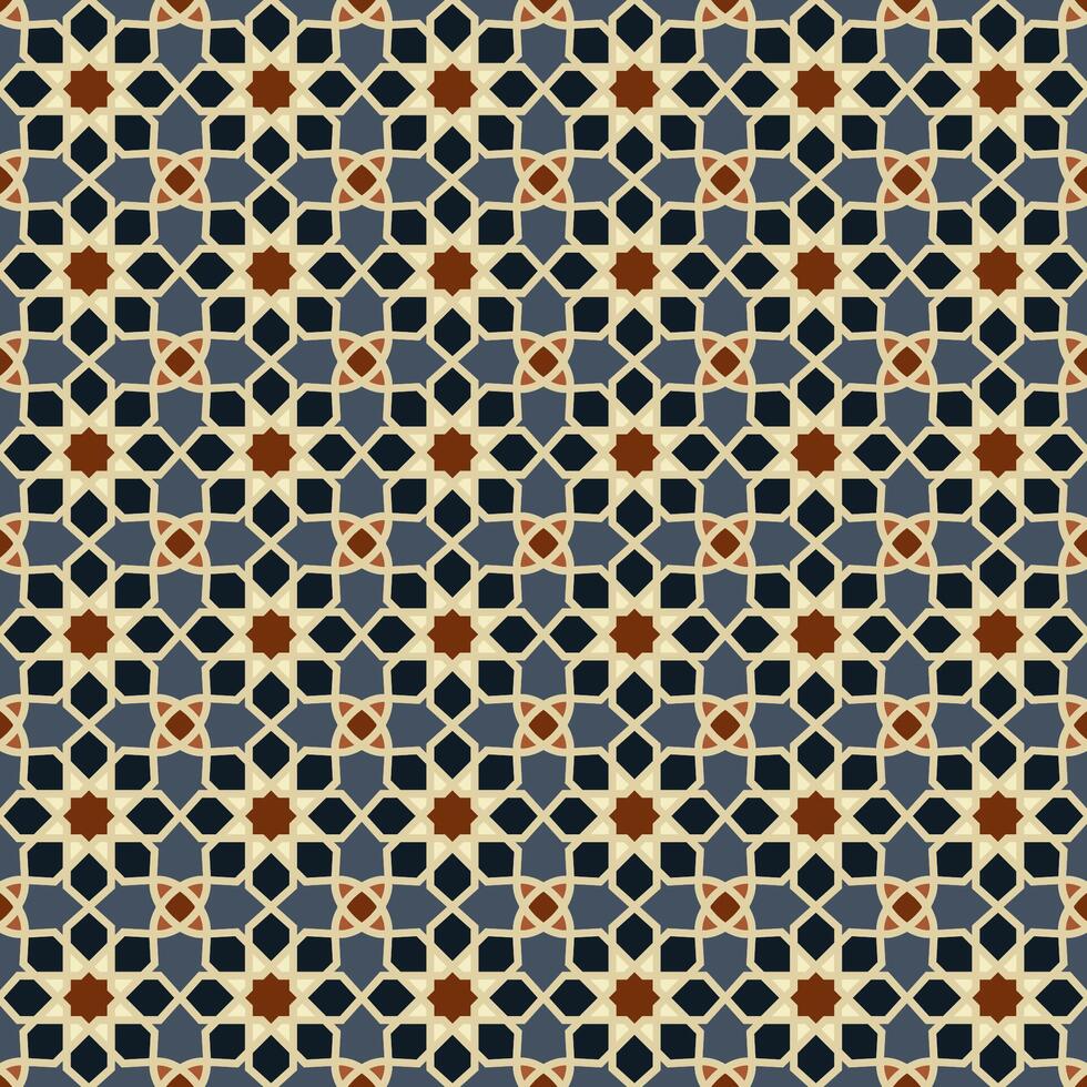Arábica modelo antecedentes. islámico ornamento vector. tradicional árabe geometría. vector
