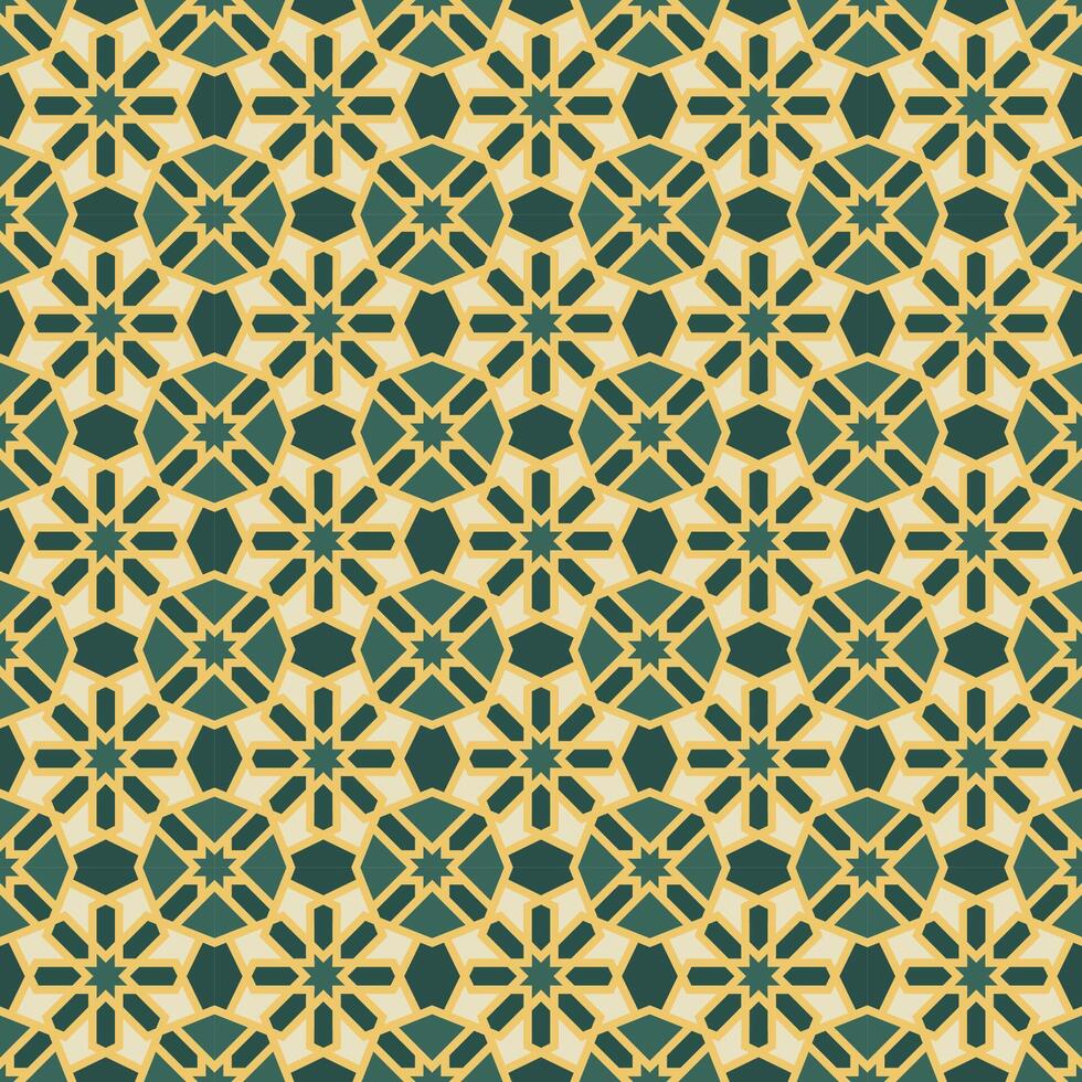 Arabic pattern background. Islamic ornament vector. Traditional Arabian geometry. vector
