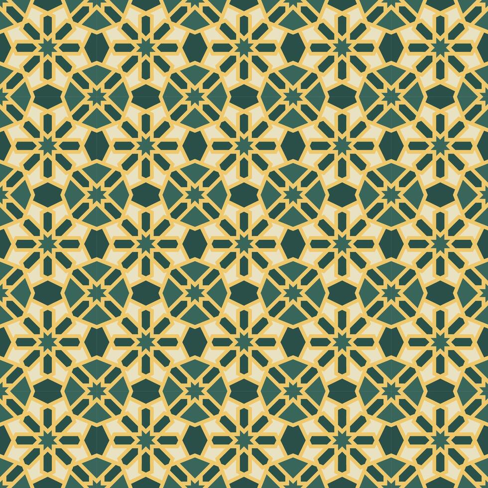 Arabic pattern background. Islamic ornament vector. Traditional Arabian geometry. vector