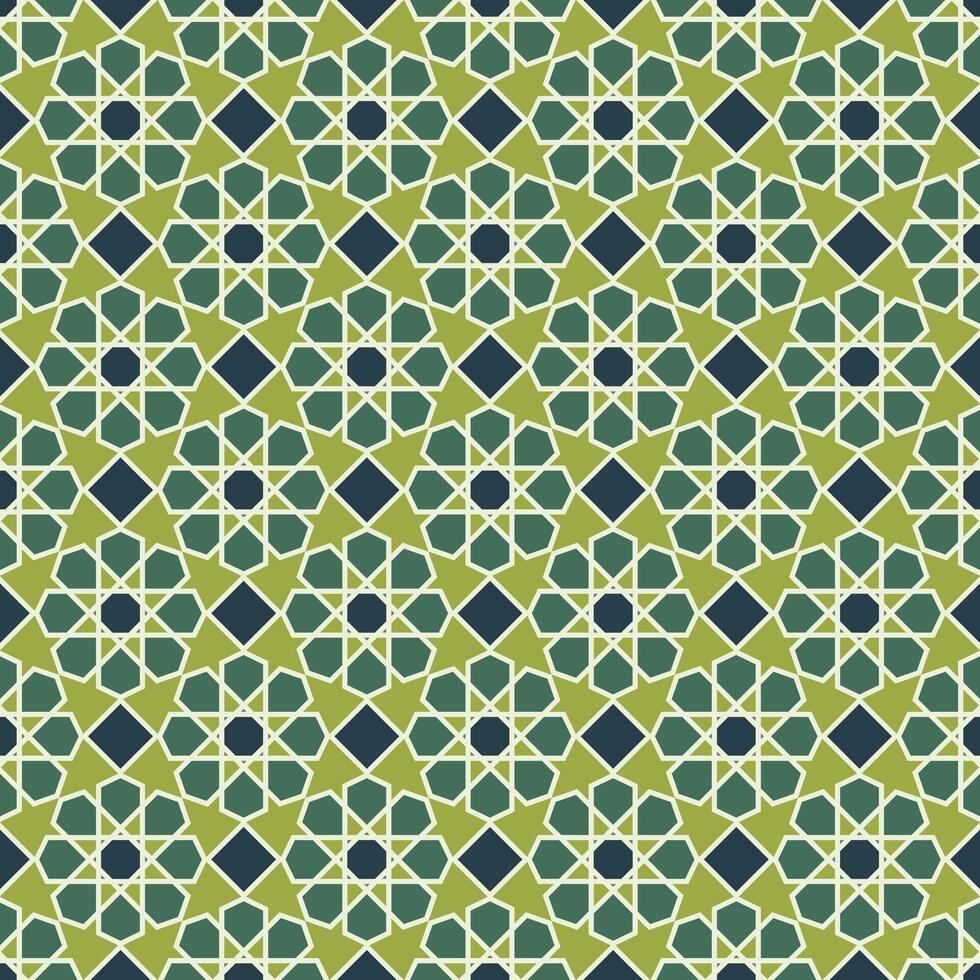 Arabic pattern background. Islamic ornament vector. Traditional Arabian geometry. vector