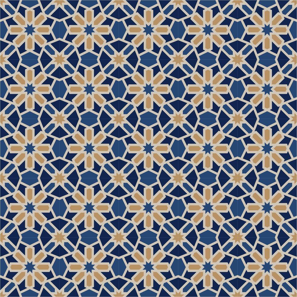 Arabic pattern background. Islamic ornament vector. Traditional Arabian geometry. vector